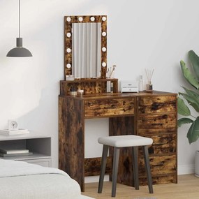 vidaXL Τραπέζι περιποίησης Καφέ 50 x 41 x 140 εκ. Επεξεργασμένο ξύλο