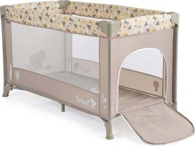 Παρκοκρέβατο (0+ Μηνών/Έως 15kg) Moni Safari Beige