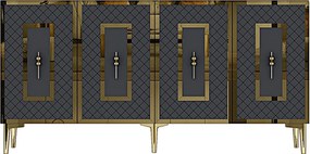 Console Puma 150 - Anthracite, Gold Anthracite
Gold