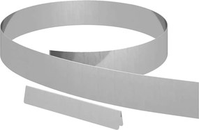 vidaXL Περίγραμμα γκαζόν 4 pcs Ασημί 450 x 0,05 x 10 εκ