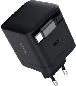 Φορτιστής Τοίχου Trust 25805 Μαύρο 65 W