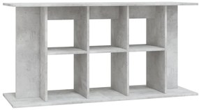 vidaXL Βάση Ενυδρείου Γκρι Σκυροδ. 120x40x60 εκ. Επεξεργασμένο Ξύλο