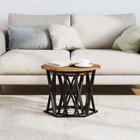 vidaXL Τραπεζάκι Πλευράς 2 pcs ανακυκλωμένο ξύλο