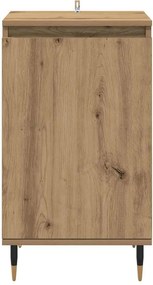 vidaXL Πλαϊνό γραφείο 2 pcs Artisan Oak 40 x 35 x 70 εκ.