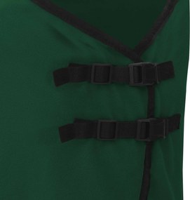 vidaXL Σαμάρι Ίππου Σκούρο πράσινο Πολυεστέρας