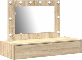 vidaXL Τραπέζι περιποίησης Καφέ 100 x 40 x 70 εκ. Επεξεργασμένο Ξύλο
