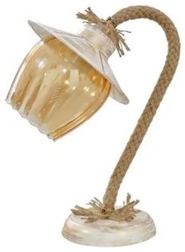 Επιτραπέζιο Φωτιστικό - Πορτατίφ SP-150/98PR ROPE Heronia-09-0094-Λευκό 09-0094