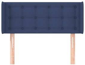 vidaXL Κεφαλάρι με Πτερύγια Μπλε 83x16x78/88 εκ. Υφασμάτινο