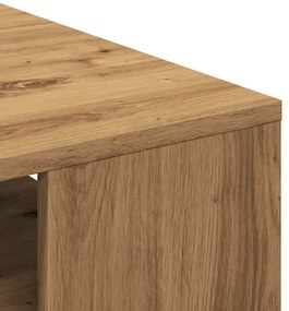 Τραπεζάκι σαλονιού Artisan Oak 102x55x43 cm Κατασκευασμένο ξύλο 856801
