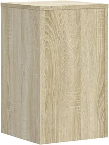 vidaXL Βάσεις Φυτών 2 Τεμ. Sonoma Δρυς 30x30x50 εκ. Επεξεργασμένο Ξύλο