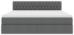 vidaXL Κρεβάτι με αποθηκευτικό χώρο και στρώμα με στρώμα 160 x 200 cm