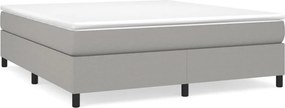 vidaXL Κρεβάτι Boxspring με Στρώμα Αν. Πράσινο 160x200εκ Υφασμάτινο