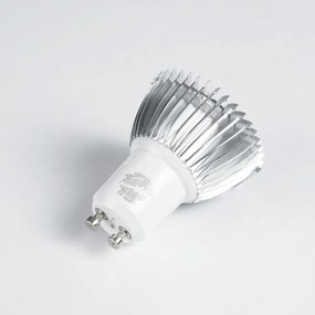 GloboStar 76030 Σποτ LED GU10 MR16 3W 300lm 45° AC 220-240V IP20 Φ5 x Υ5.5cm Ψυχρό Λευκό 6000K - 3 Χρόνια Εγγύηση