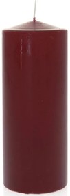 Κερί Κύλινδρος 36983 7x18cm Bordo Paraffin