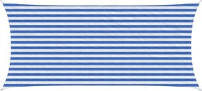 vidaXL Ικανότητα Σκίασης Μπλε και άσπρο 2 x 5 m HDPE