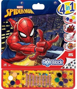 Σετ Ζωγραφικής Spiderman Giga Block 1023-62737 Multi As Company