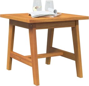 vidaXL Τραπεζάκι Πλευράς Φυσικό Λάδι 45 x 45 x 40 cm