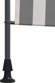 vidaXL Εξωτερικό ρολό Γκρι και Λευκό 200 x 270 cm