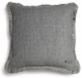 Μαξιλαροθήκη Διακοσμητική Four Seasons Trimming Graphite Aslanis Home 60Χ60 Cotton,Chenille