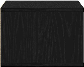 vidaXL Σταντ Εκτυπωτή Μαύρη Οξυά 40 x 32 x 22,5 εκ Επεξεργασμένο ξύλο