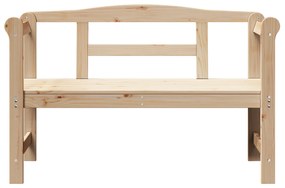 vidaXL πάγκος εξωτερικού χώρου  119x76x44 εκ. από μασίφ ξύλο πεύκου