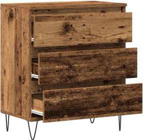 vidaXL Πλαϊνό γραφείο Παλιό ξύλο 60 x 35 x 70 cm Επεξεργασμένο ξύλο