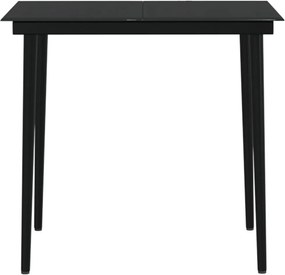 vidaXL Σετ Τραπεζαρίας Κήπου 5 Τεμαχίων Καφέ με Μαξιλάρια