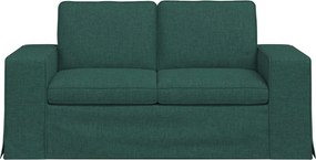 vidaXL Καναπές Σκούρο Πράσινο