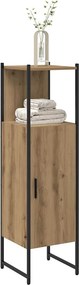 vidaXL Ντουλάπι μπάνιου Δρυς τεχνίτης 33x33x120,5 cm