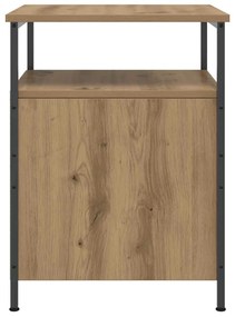 vidaXL Κομοδίνο τεχνίτης Δρυς 44x45x60 εκ. από Επεξεργασμένο Ξύλο