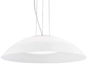 Φωτιστικό Οροφής Lena 035727 64x25/234cm 3xE27 60W White Ideal Lux