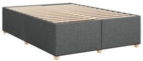 ΚΡΕΒΑΤΙ BOXSPRING ΜΕ ΣΤΡΩΜΑ ΣΚΟΥΡΟ ΓΚΡΙ 140X200 ΕΚ ΥΦΑΣΜΑΤΙΝΟ 3286718