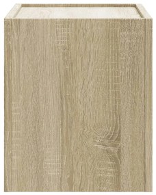 vidaXL Κομοδίνα Επιτοίχια 2 τεμ. Sonoma Δρυς 45x30x35 εκ.