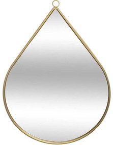 Καθρέπτης Τοίχου 07.169335 28x39cm Gold Metal, Glass