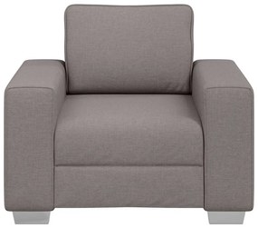 vidaXL Καναπές με μαξιλάρι Taupe 100 x 77 x 82 εκ ύφασμα