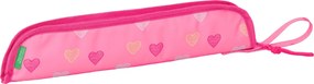 Θήκη φλάουτου Benetton Heart Ροζ 37 x 8 x 2 cm