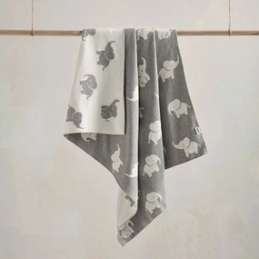 Κουβέρτα Πλεκτή Αγκαλιάς (80x100) Mamas &amp; Papas WTTW Elephant 7883WW202