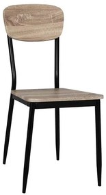 Dining chair sonama with black legs  39,5x49,5x87 cm