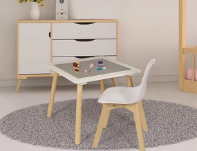 Παιδικό Τραπέζι Με Επιφάνεια για Lego Ηome Deco Kids με βάση για τουβλάκια και διαστάσεις 52x52x44cm