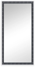 Καθρέπτης Επιτοίχιος Π100xY200 εκ. Black-Silver Wood Πλαίσιο Mirrors &amp; More Sonja 1070496