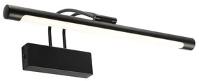 Φωτιστικό Τοίχου - Απλίκα Led PN17LEDW40BK 8W 3000K 520lm IP44 40X12X19 Black Aca Decor Metal