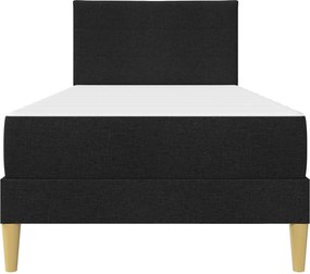 vidaXL Σκελετός Κρεβατιού Μαύρο 90 x 190 cm Πολυεστέρας