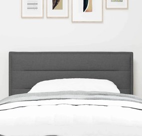 vidaXL Κεφαλάρι Σκούρο Γκρι 90 cm ύφασμα