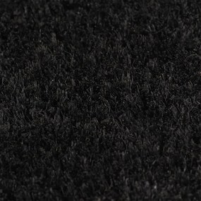 vidaXL Πατάκι Εισόδου Μαύρο 100 x 300 εκ. Θυσανωτός Κοκοφοίνικας