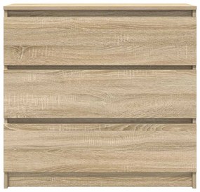 vidaXL Ντουλάπι Sonoma δρυς 80x35x76 εκ. Επεξεργασμένο Ξύλο