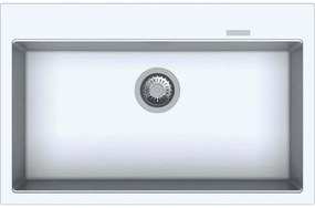 Macart Optimus N-100 Ένθετος η Υποένθετος Γρανιτένιος Νεροχύτης Alumina