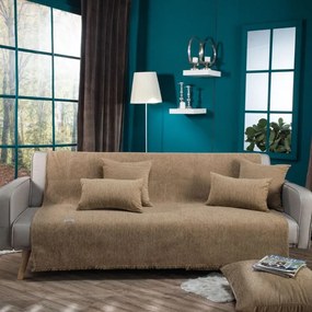 Ριχτάρι Solid 308 Mocca Teoran Armchair 180x150cm Cotton-Polyester