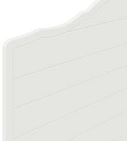 vidaXL Κεφαλάρι με κεφαλάρι Λευκό 100 cm Επεξεργασμένο ξύλο