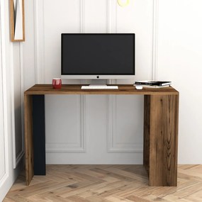 Stewehome Γραφείο μελέτης Καρυδιά / Ανθρακίτης 120x60x79 cm