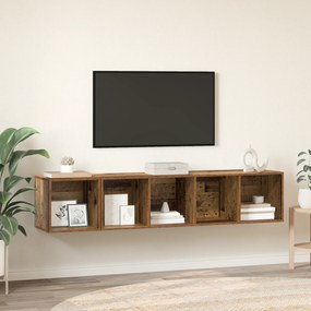 vidaXL 2 pcs Παλιό ξύλο 37 x 37 x 142.5 εκ Επεξεργασμένο ξύλο